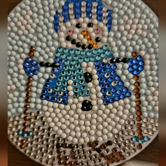 Snowman going for a Ski! Coaster - Picture 3 of 3